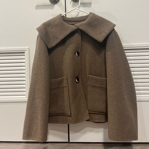 GANNI wool jacket. Size: 34 (US 2).